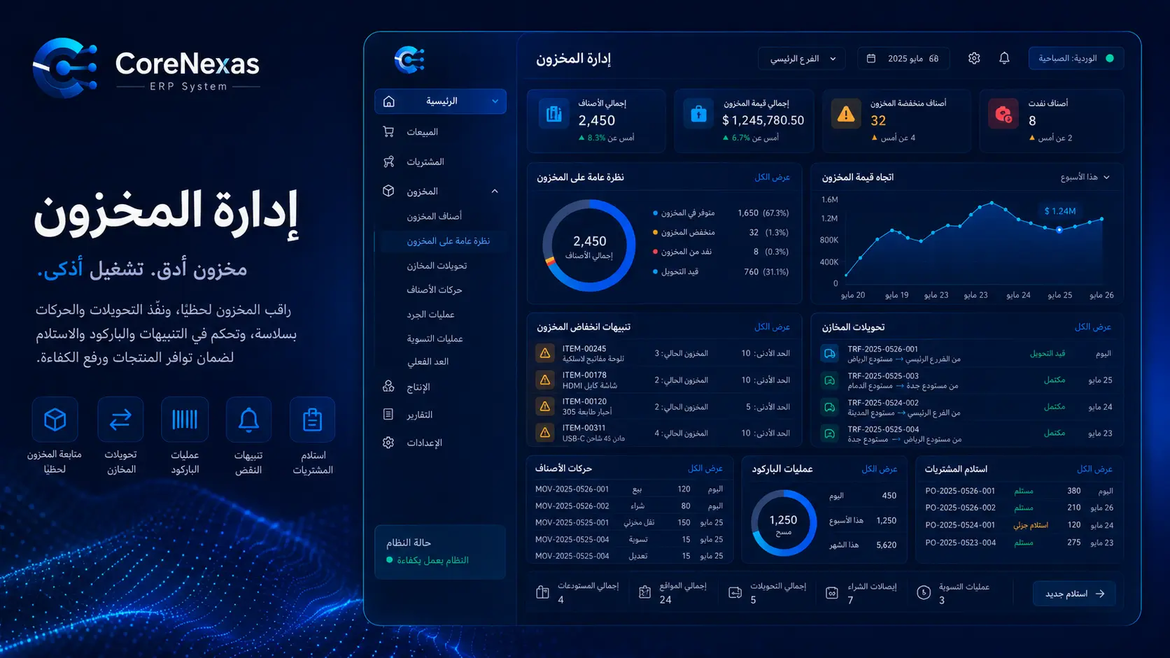 إدارة المخزون